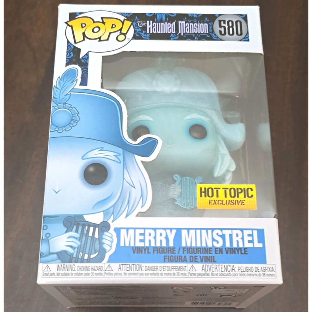 Funko POP! Disney Haunted Mansion Merry Minstrel #580 Hot Topic Exclusive 2019